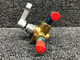 Piper Aircraft Parts 11383-004 USE 764-295 Piper PA24-180 Fuel Valve Assembly W/ Handle
