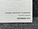 D4505-13 Cessna 800 Navigation System Service, Parts Manual (Year: 1972)