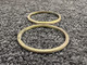 MS28776M2-22 Aircraft Supply Brass Wiper Ring (Set of 2) (New Old Stock)