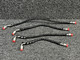 84012-003, 84012-004 Piper PA46-350P Pilot Side Brake Line Hose Set