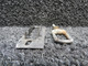 Piper Aircraft Parts 63040-000, 63037-000  Piper PA28-180 Door Latch Plate with Loop Assembly 