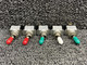 Series F Carling Technologies 2 and 3 Position Toggle Switch Set of 5