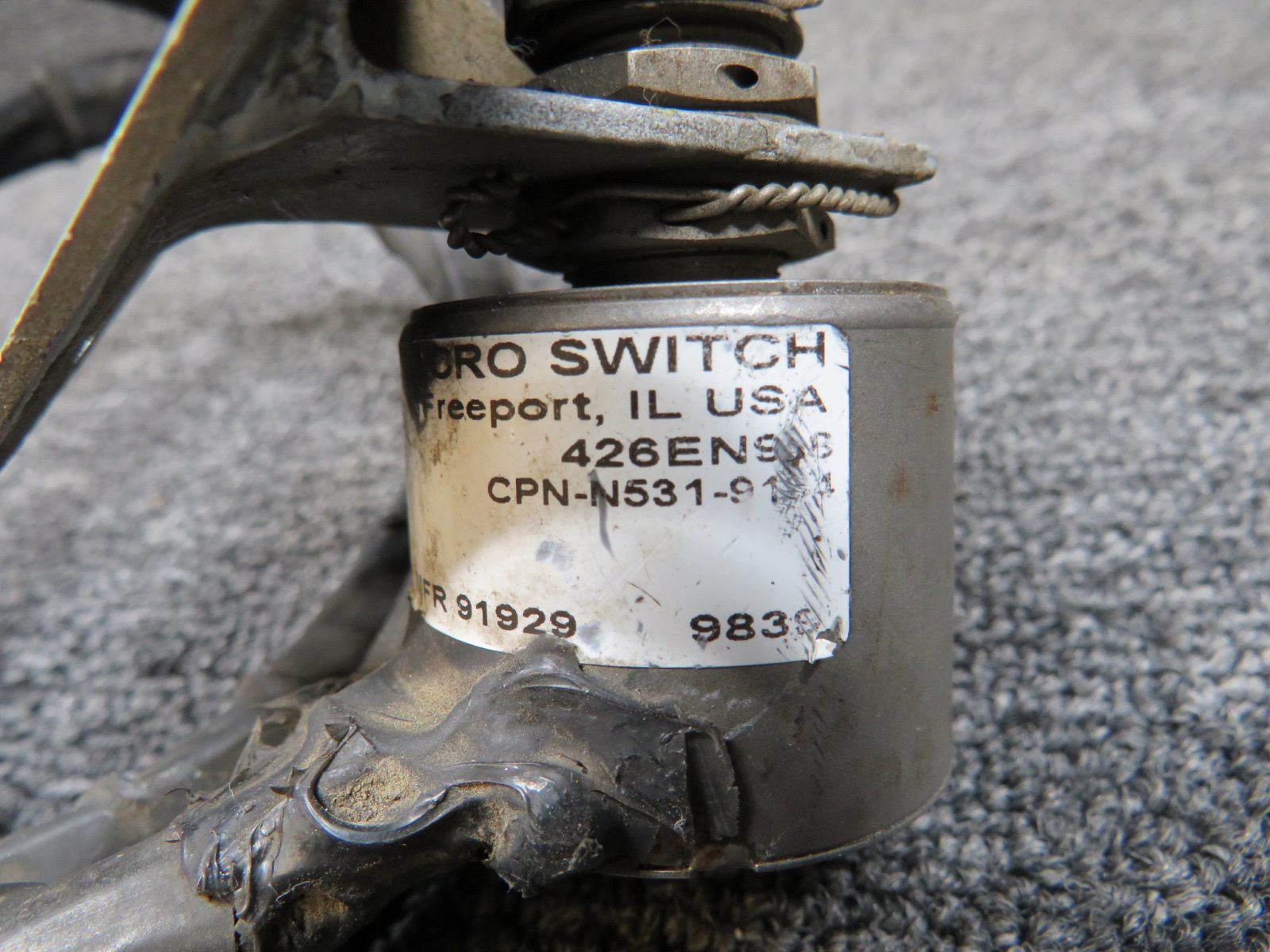 426EN9-8 Alternative Part Number 91929 Micro Switch Sensor Switch