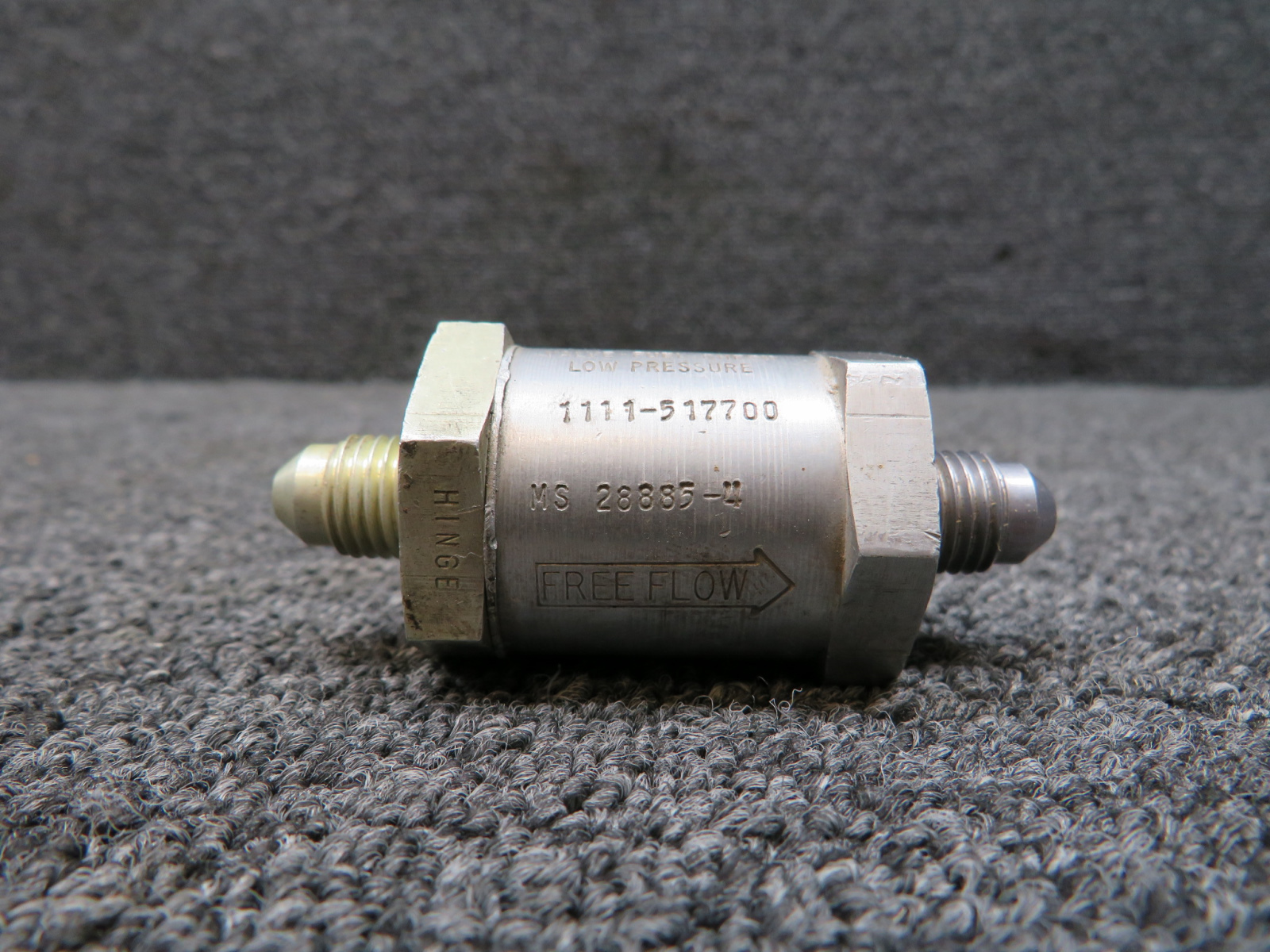 1111-517700 (Alternate: MS-28885-4) Parker Low Pressure Fuel