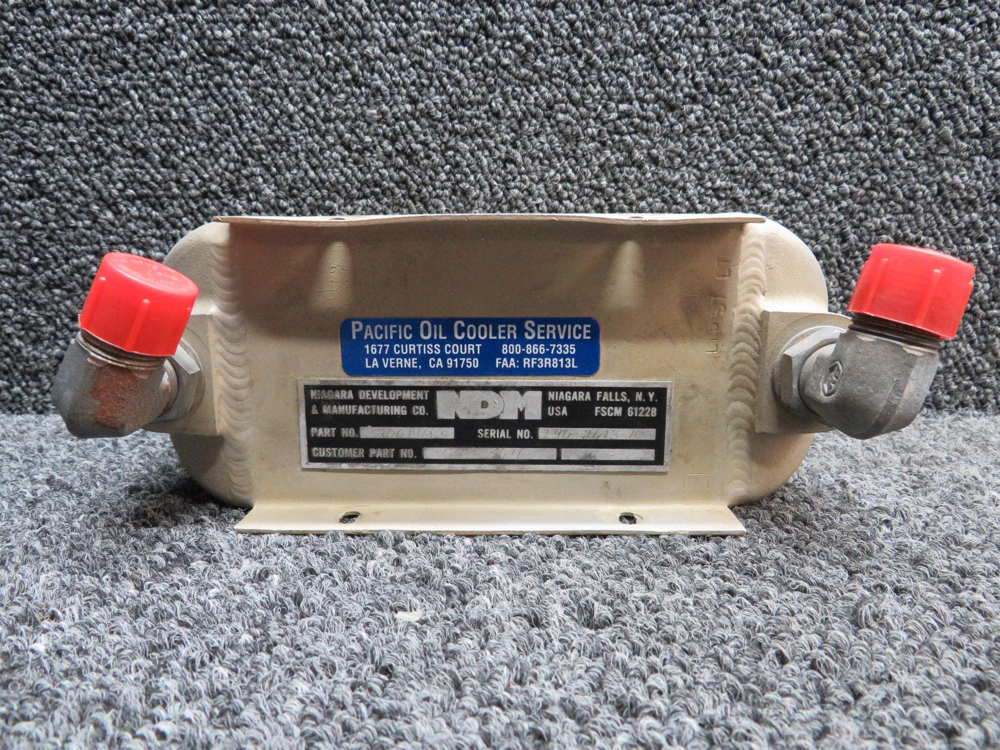 20014A (Alt PN: 557-564) NDM Oil Cooler Assembly