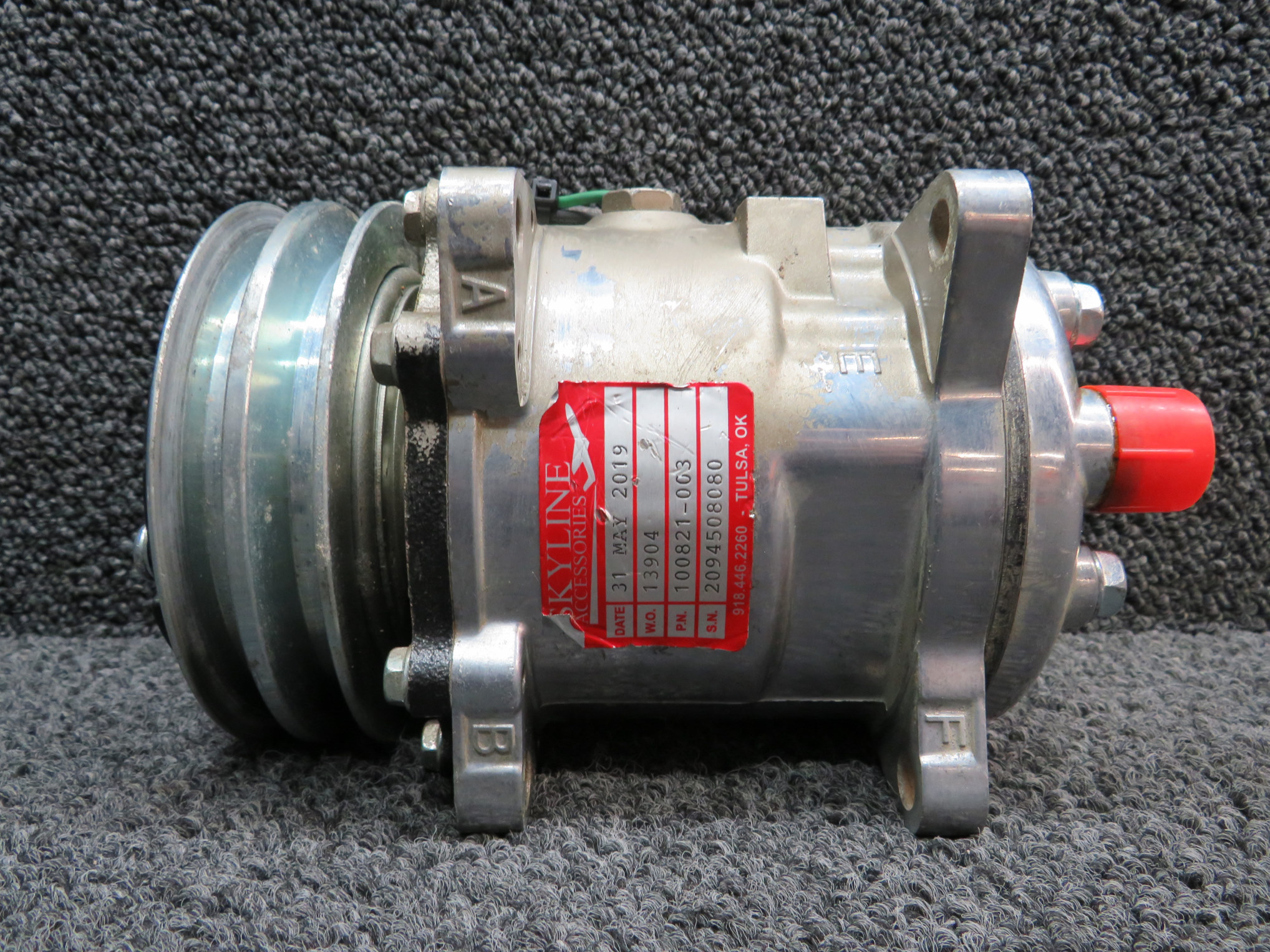 100821-003 Piper PA32R-301 Skyline Air Conditioning Compressor (Core)