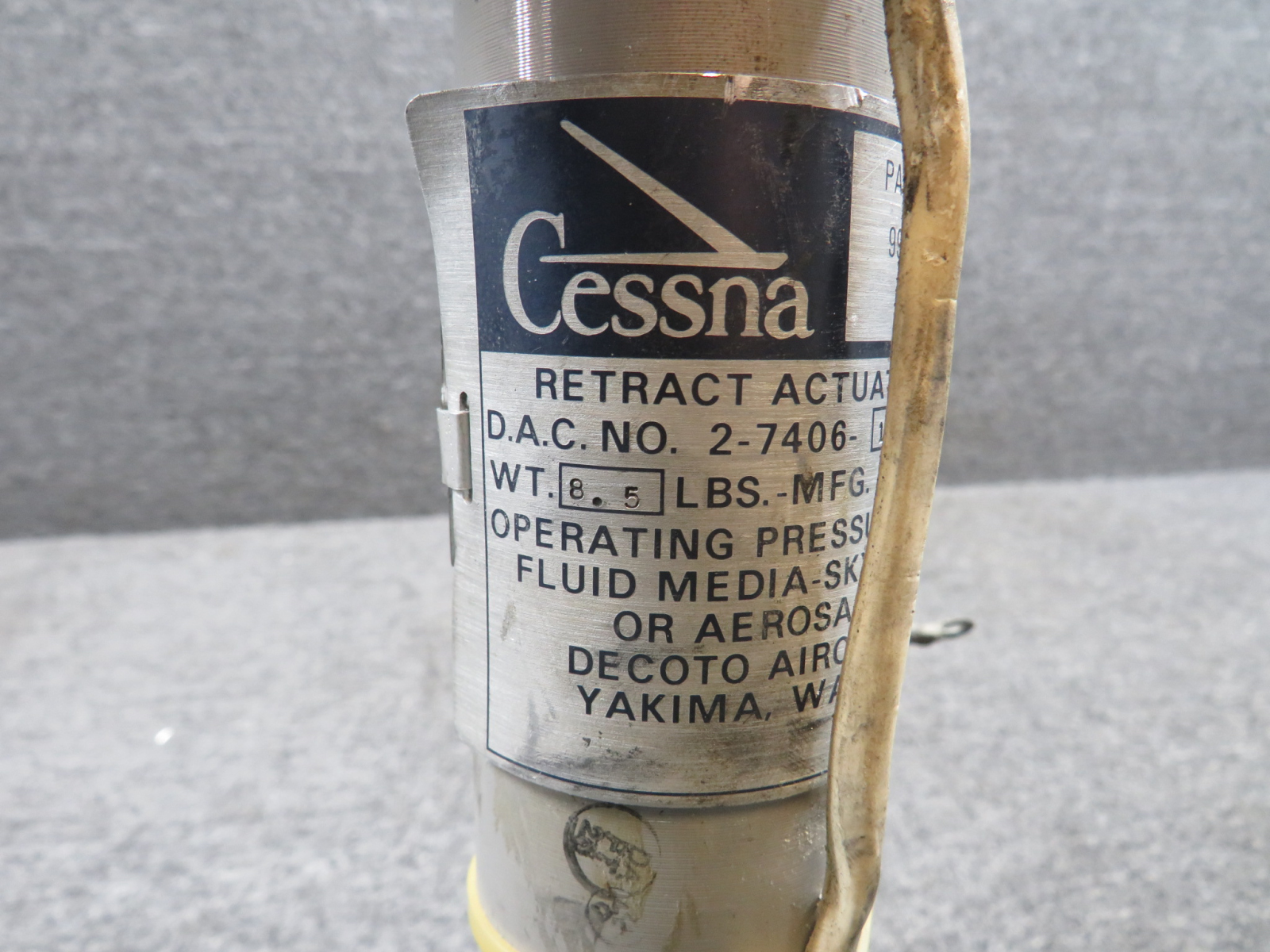 9912063-13 Cessna Citation 550 Nose Landing Gear Retract Actuator