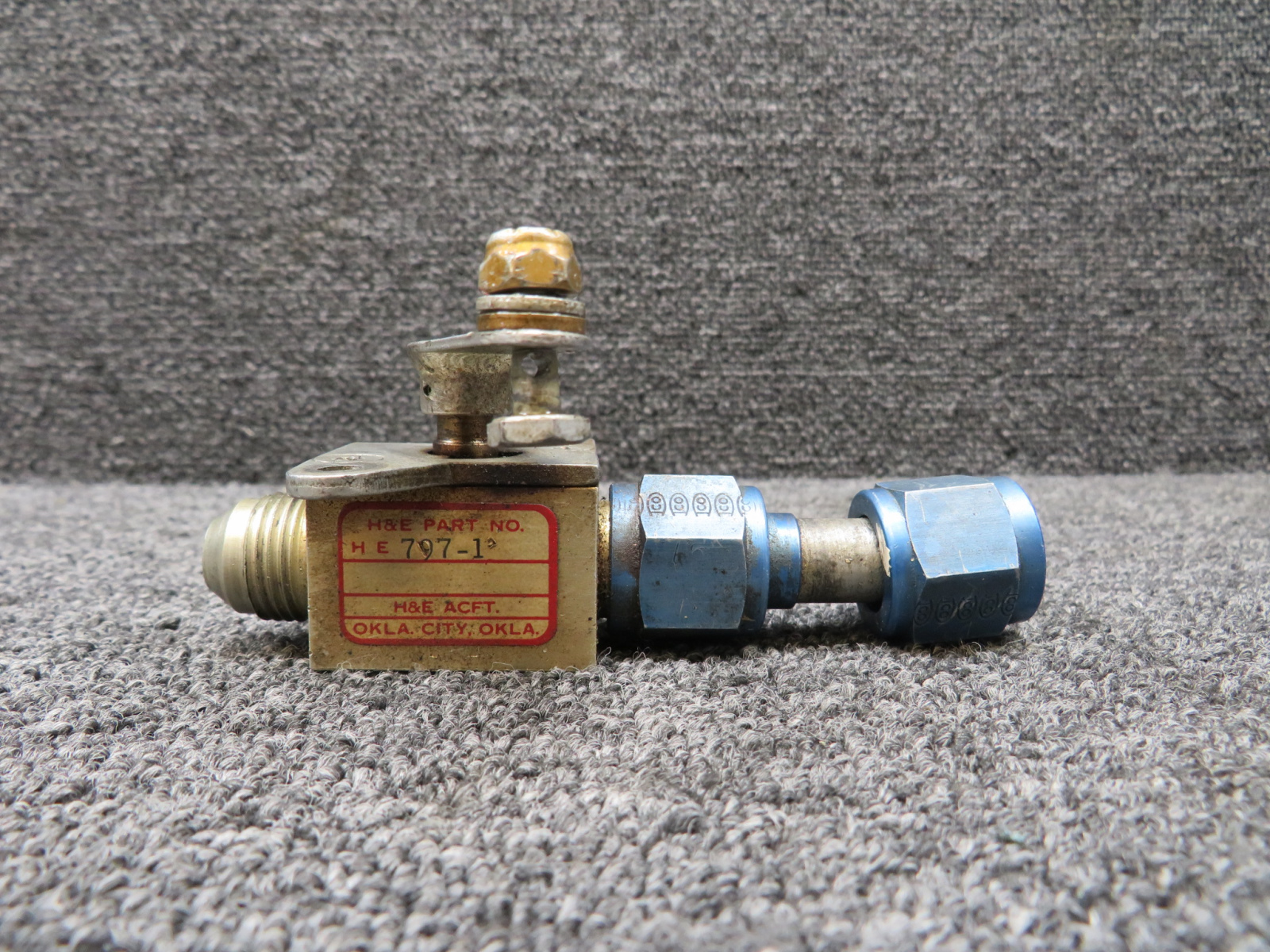HE-797-1 Use Part Number S1903-1 H&E Fuel Shut-Off Valve