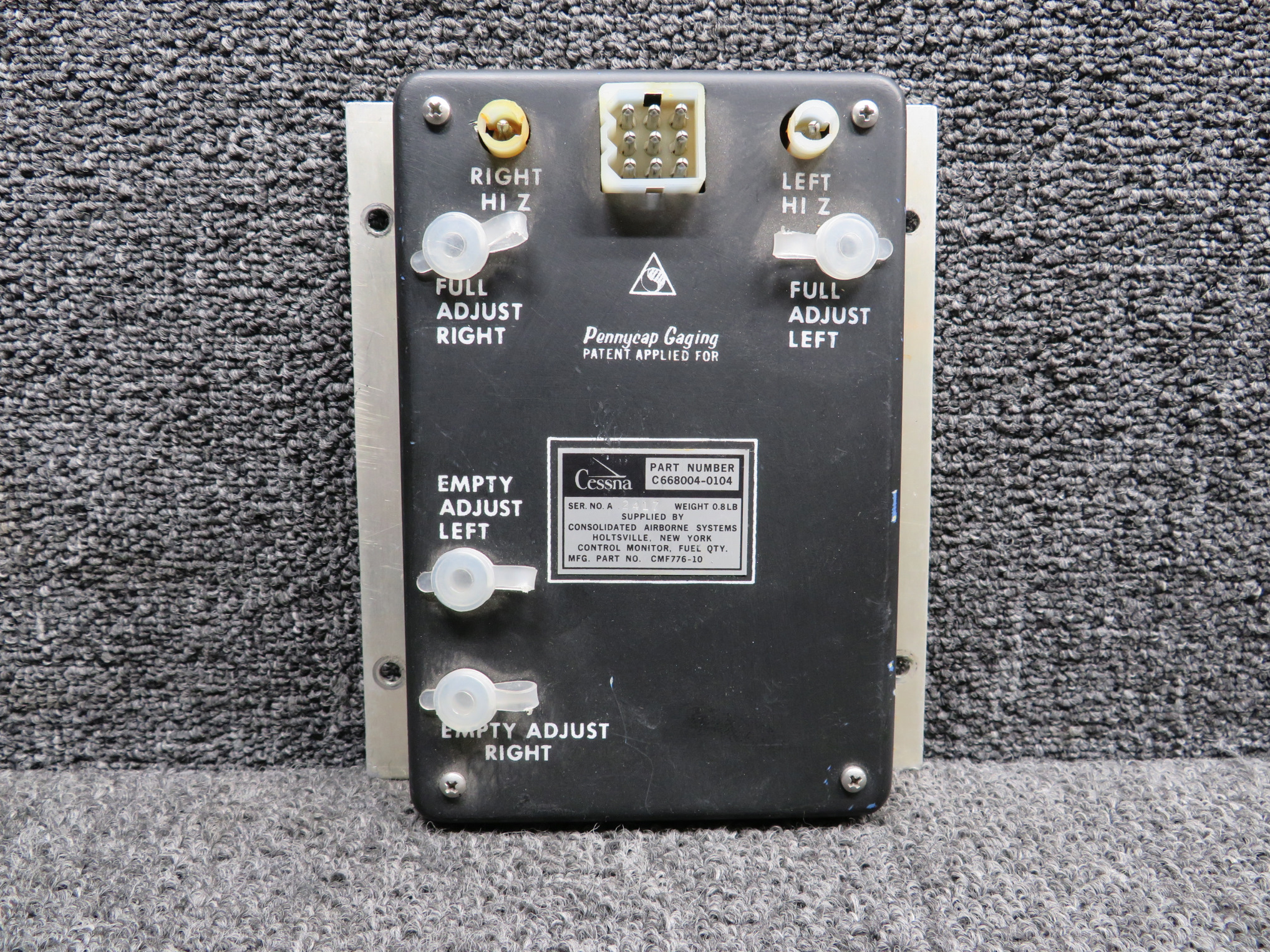 CMF776-10 (Alternate: C668004-0104) Consolidated Fuel Quantity