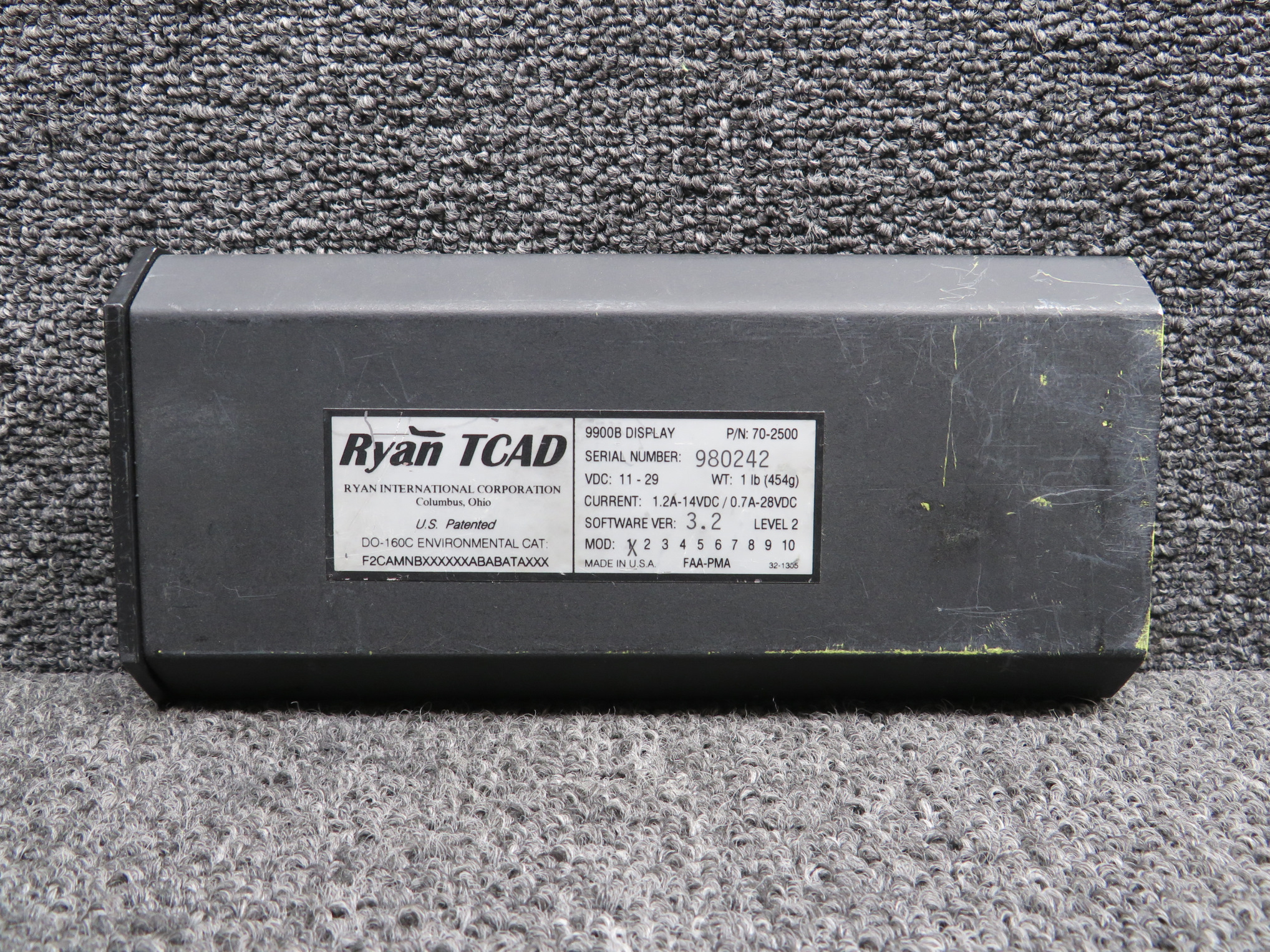 70-2500 Ryan TCAD 9900B Display (Volts: 11-29) For Sale