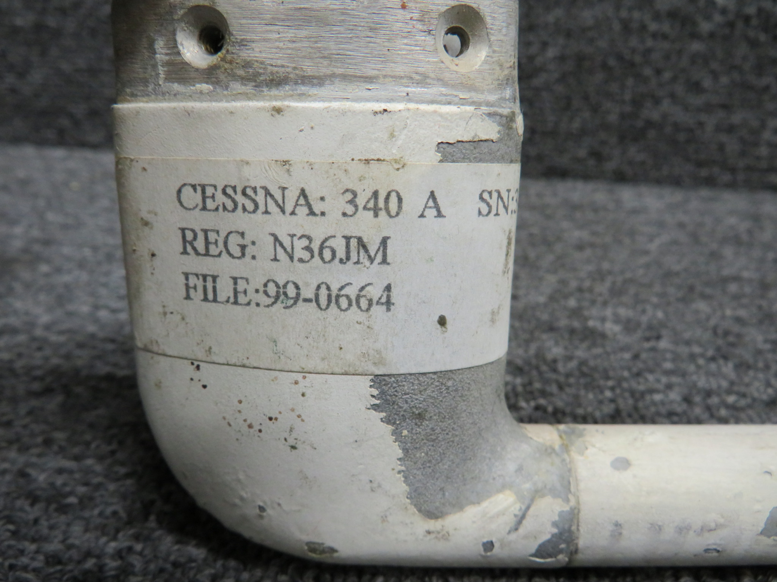 AN5812-1 (Alt: PH502) Cessna 340A Non-Heated Pitot Tube For Sale