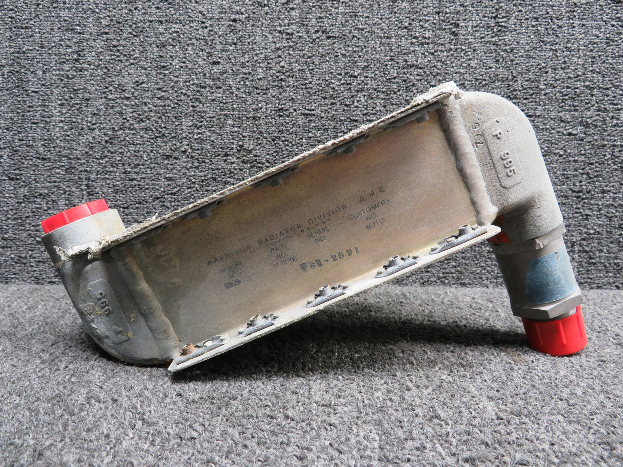 8538200 (Alt: 50544-000) Harrison HE29-182 Bleed Air Intercooler