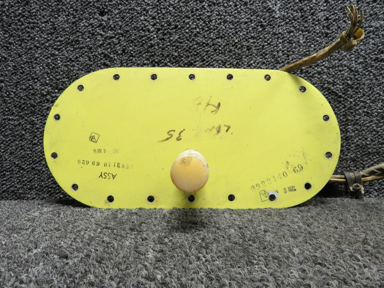 2322140-69-629 Lear 35 Wing Fuel Door with Float Switch For Sale
