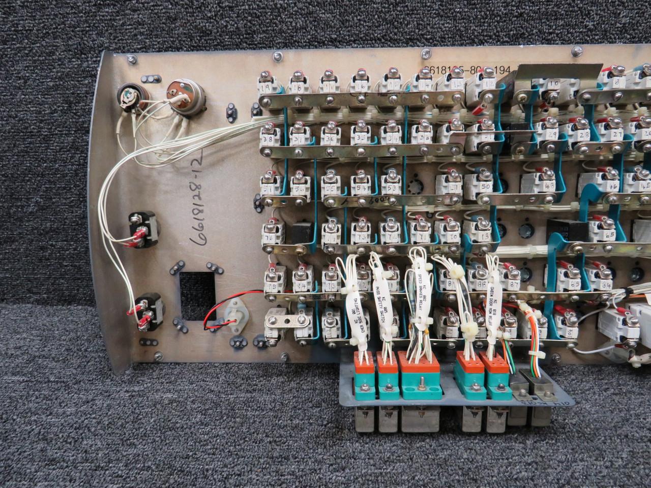 6618128-12 Cessna Citation 560XL Circuit Breaker Panel