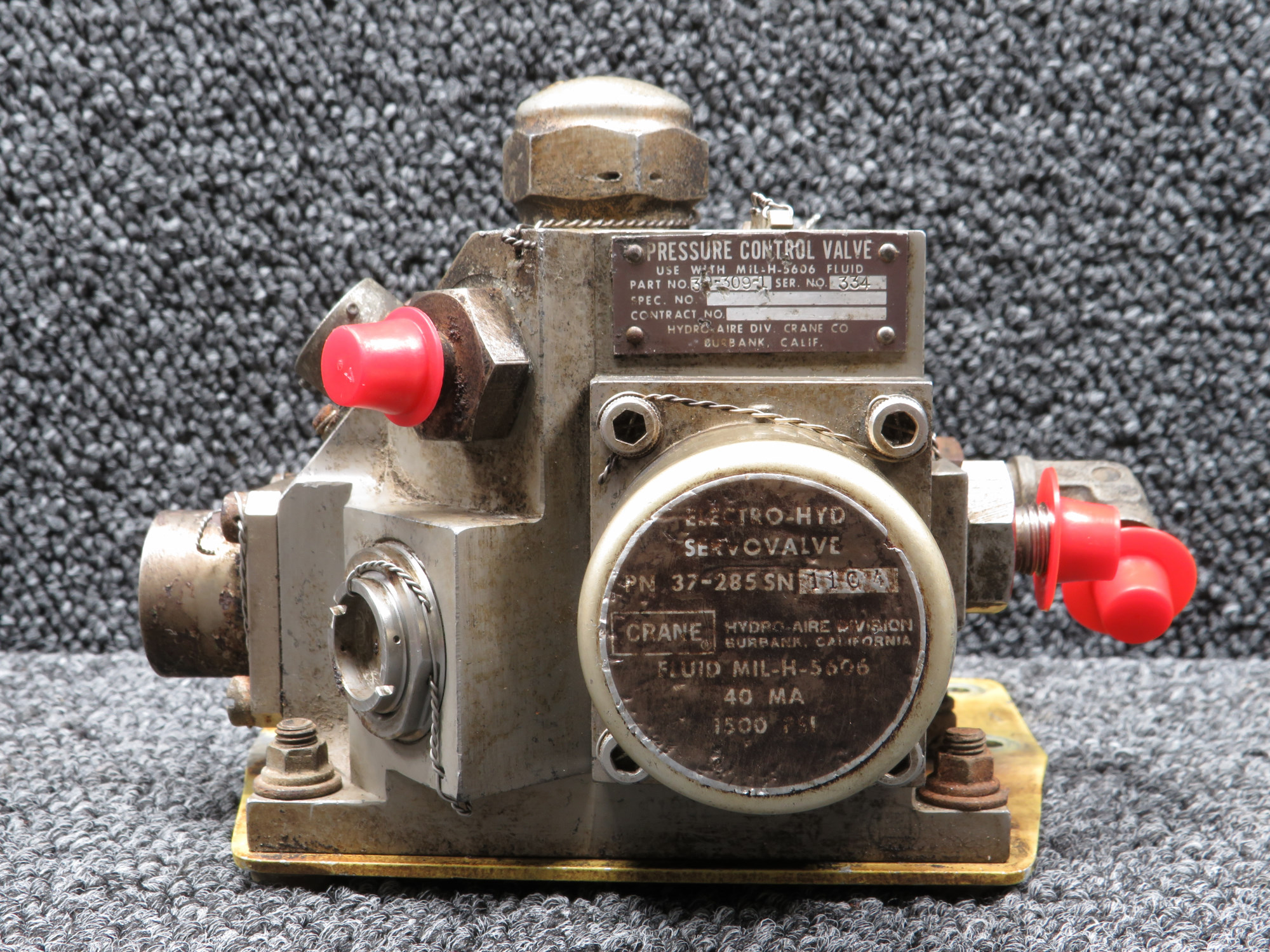 ma様 SN-MA1500 0.5m 39-309-1 Crane Pressure Control Valve