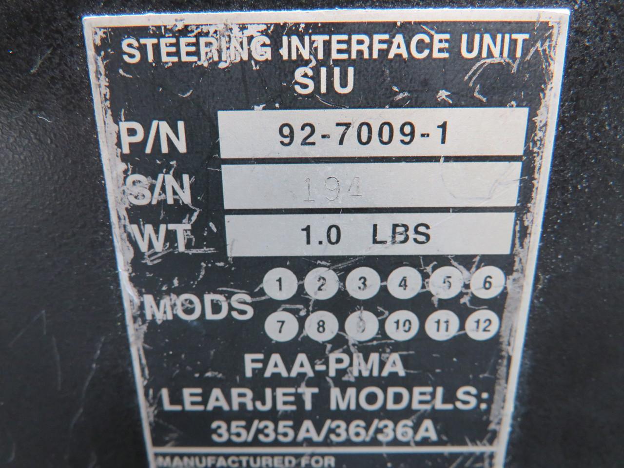 メル47009 92-7009-1 Universal Avionics Steering Interface Unit with
