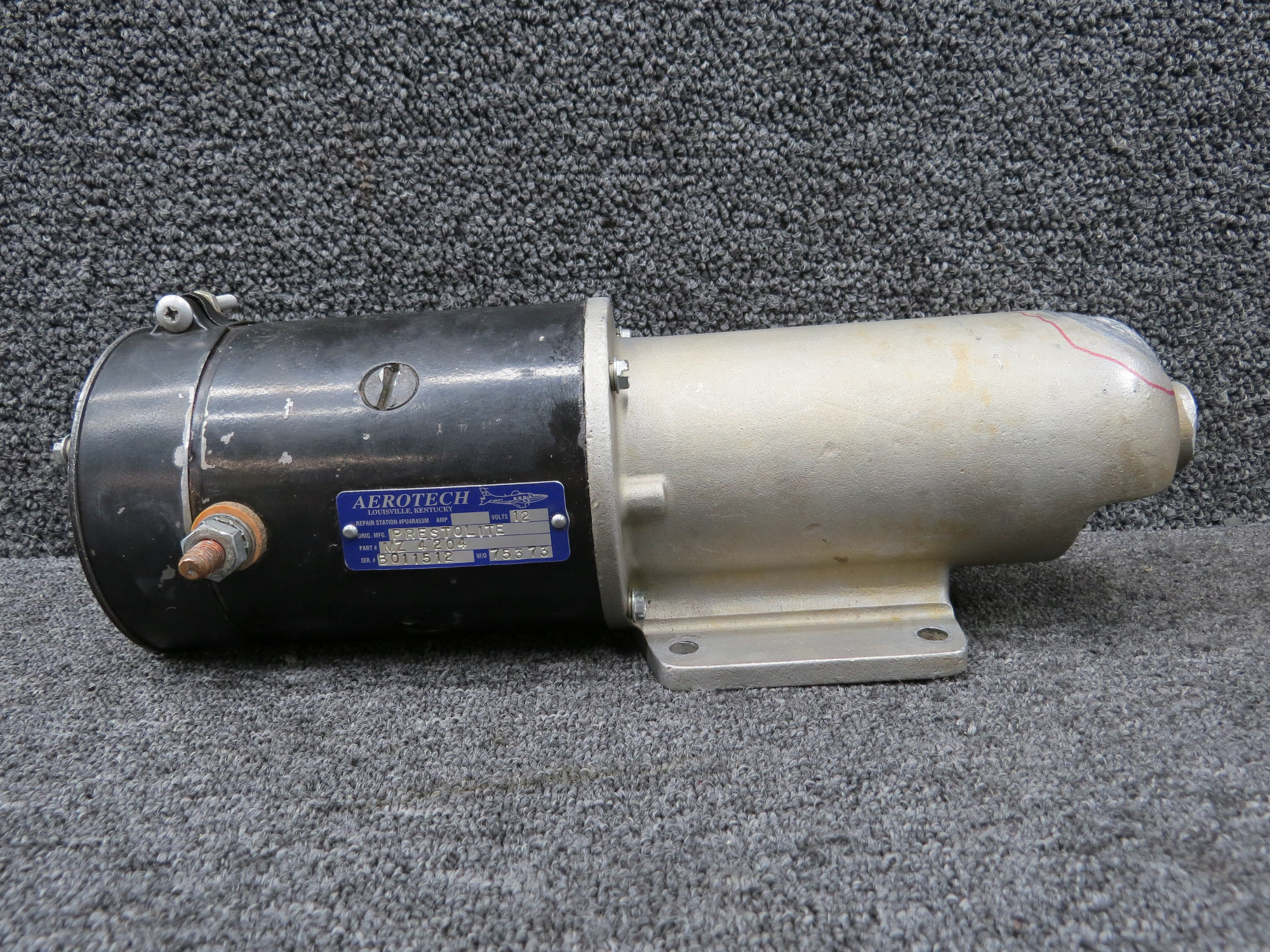 MZ-4204 Lycoming O-320-A2B Aerotech Starter Assembly (Voltage: 12)