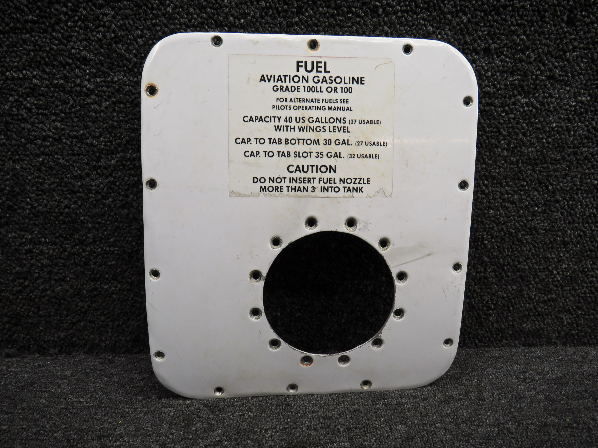 000-110115-5 Beechcraft A36 LH Wing Fuel Cell Access Panel