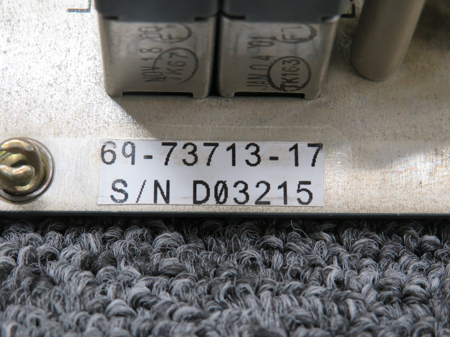 69-73713-17 Boeing 737-800 IRS Mode Selector Panel For Sale
