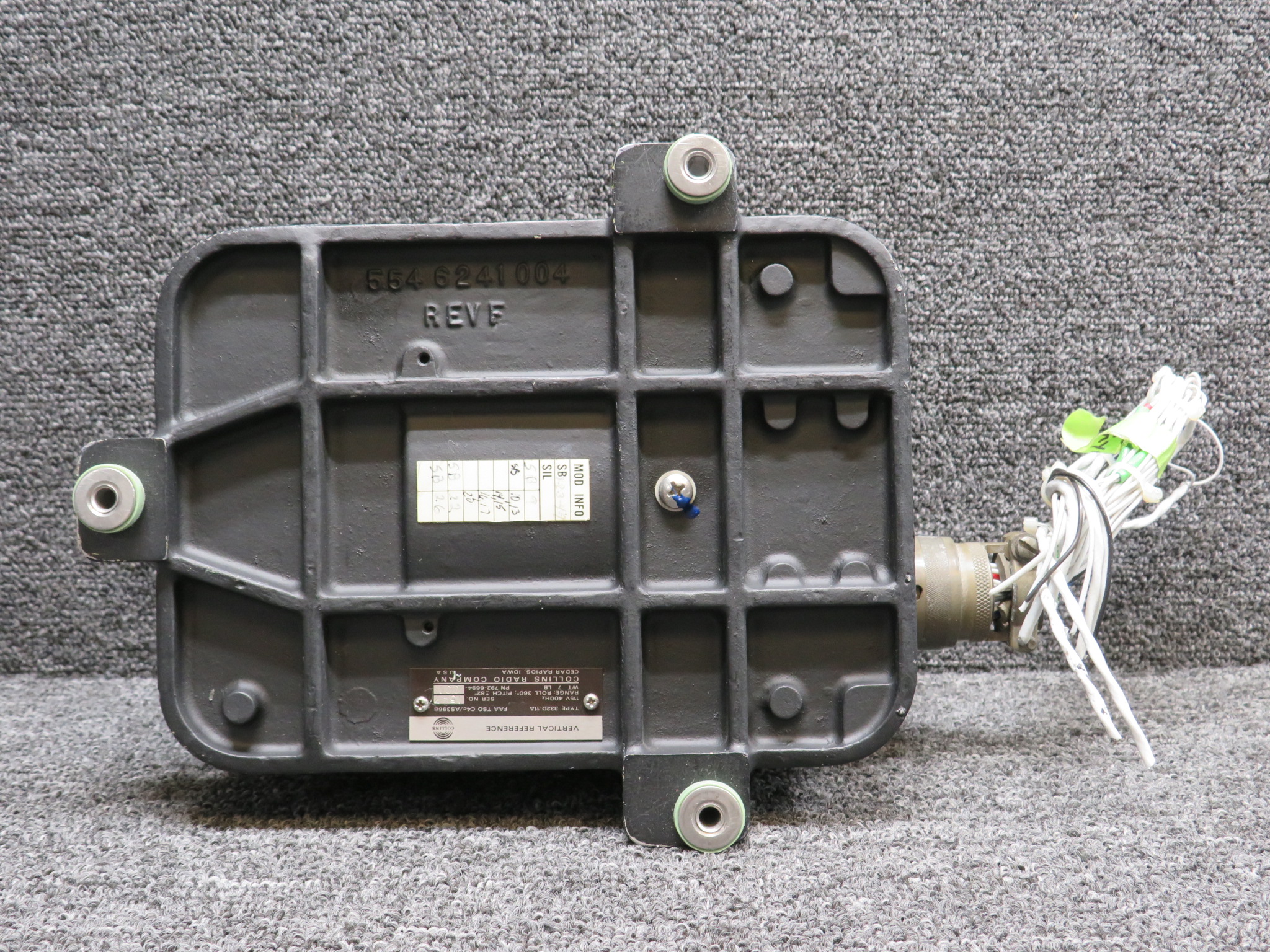 792-6694-001 Collins 332D-11A Vertical Reference w Modifications