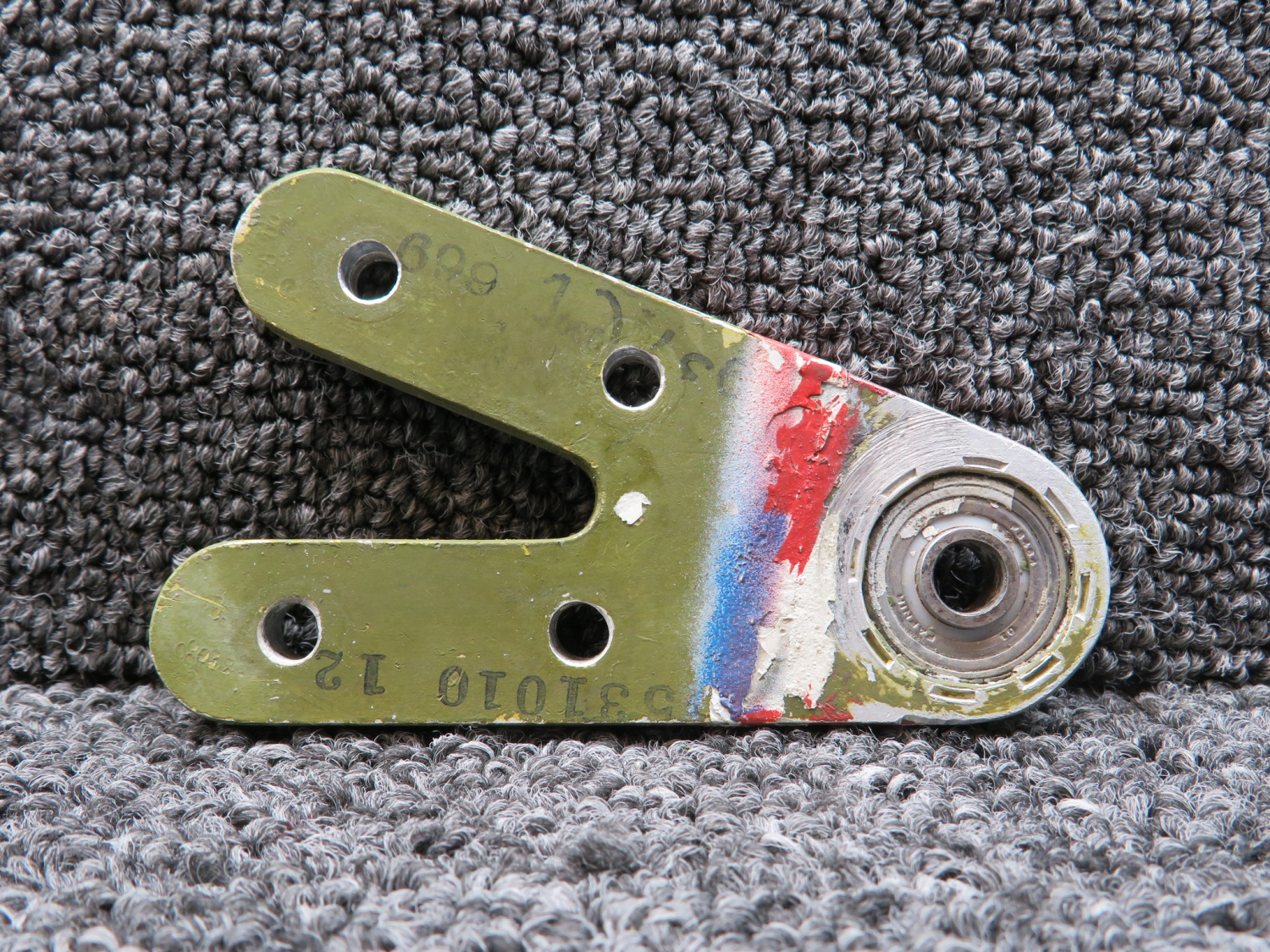 5531010-3 Cessna Citation II 550 Rudder Hinge Plate Assy