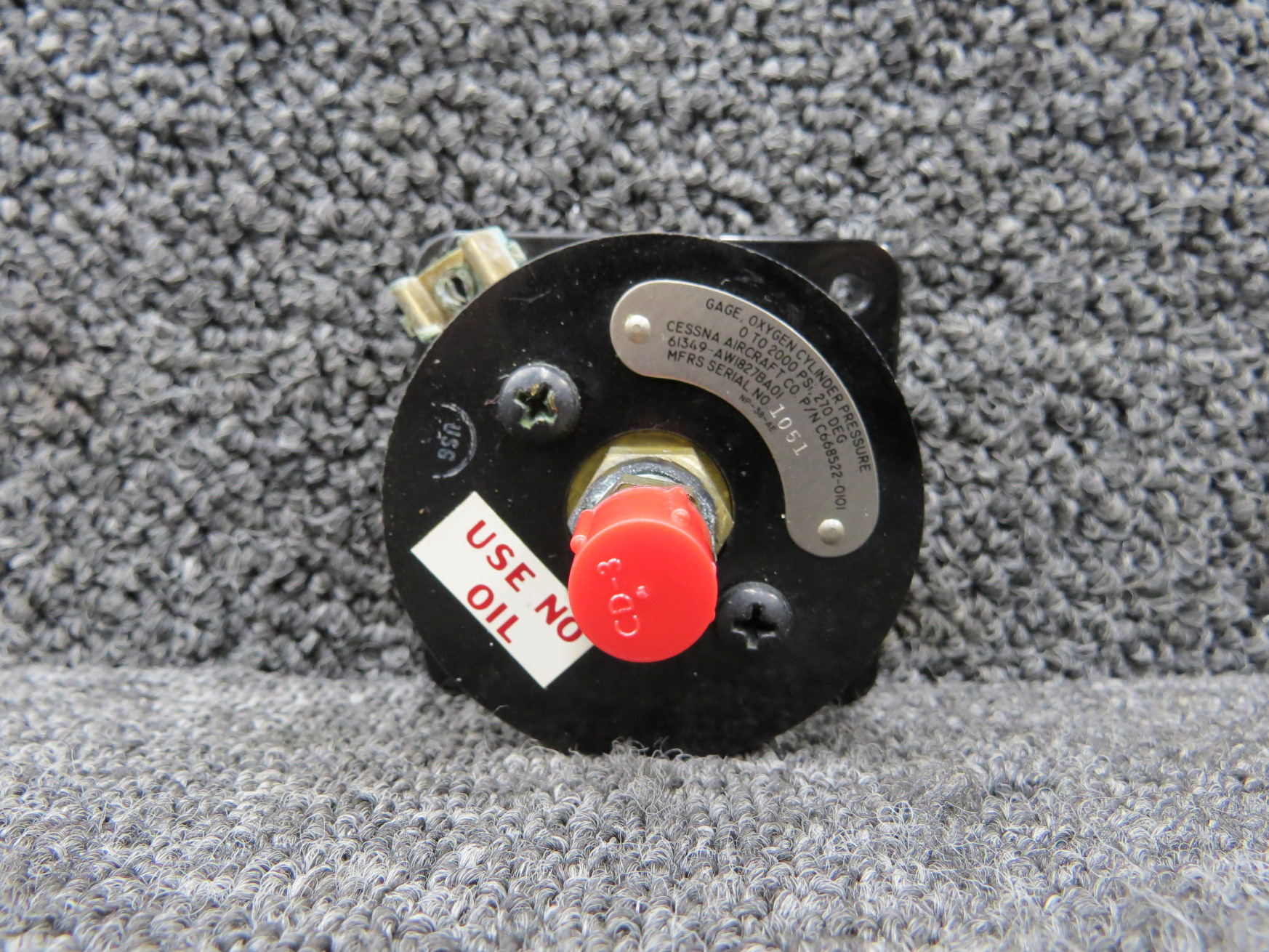 61349-AWI827BA01 (Alt PN: C668522-0101) Cessna 414 Oxygen Cylinder
