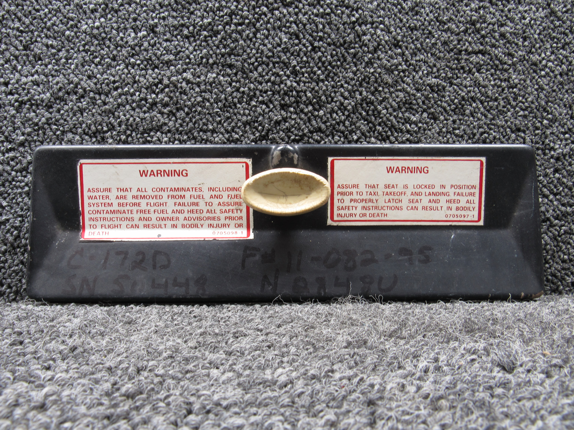 0513133-39 Cessna 172D Glove Box Door Assembly For Sale