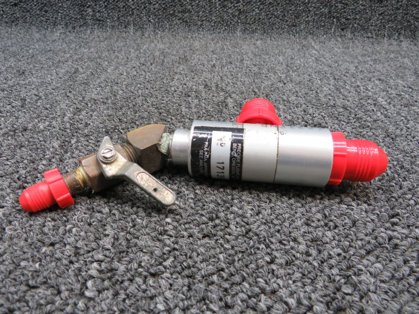 17135 Cessna 210L Precision Flight Standby Vacuum Shuttle Valve