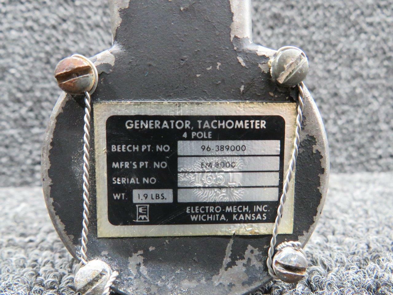 96389000 (Use 963890003) Beech 58P ElectroMech 4Pole Tachometer Generator (V 28)