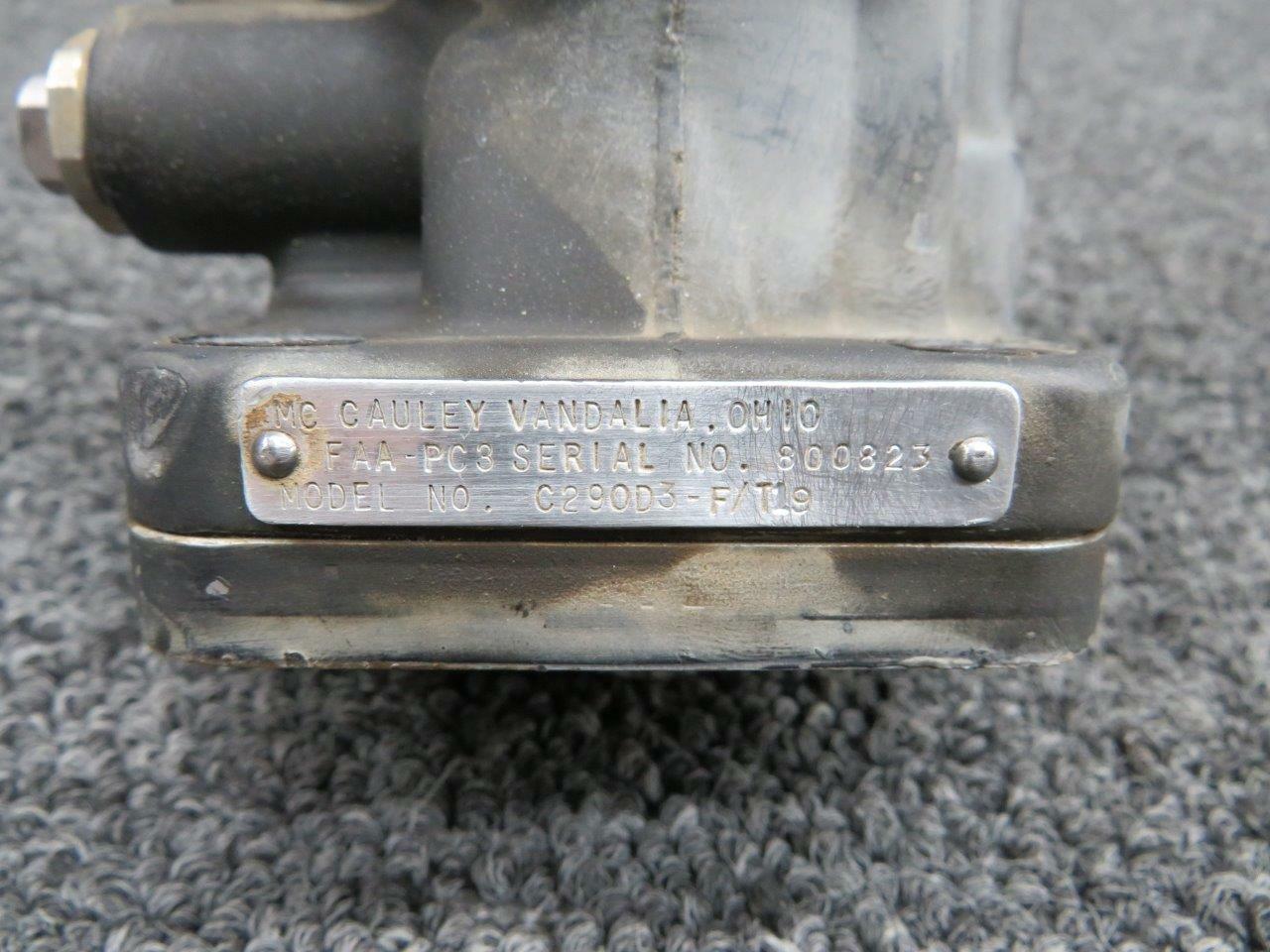 C290D3F/T19 Continental IO550D3B McCauley Propeller Governor Assembly