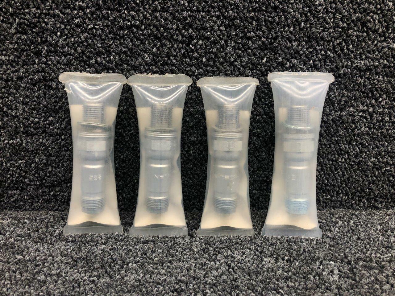 283 Auburn Ignition Products Spark Plug Assembly Set of 4 (NEW OLD