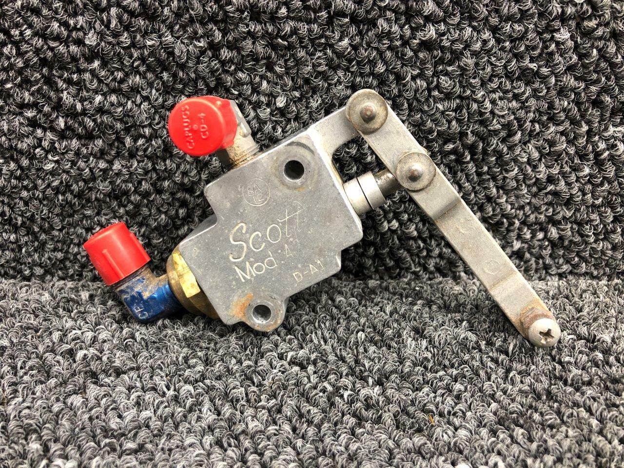 4500DA1 Beechcraft A35 Scott Parking Brake Valve Assembly