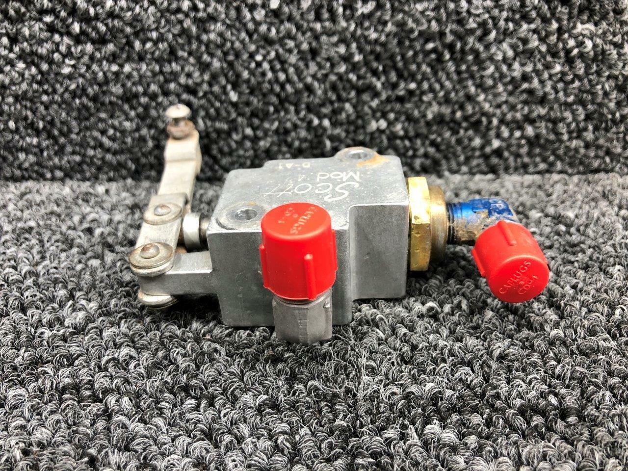 4500DA1 Beechcraft A35 Scott Parking Brake Valve Assembly