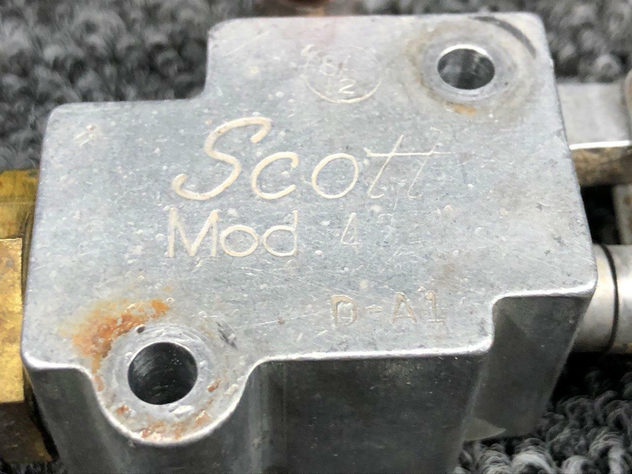 4500DA1 Beechcraft A35 Scott Parking Brake Valve Assembly