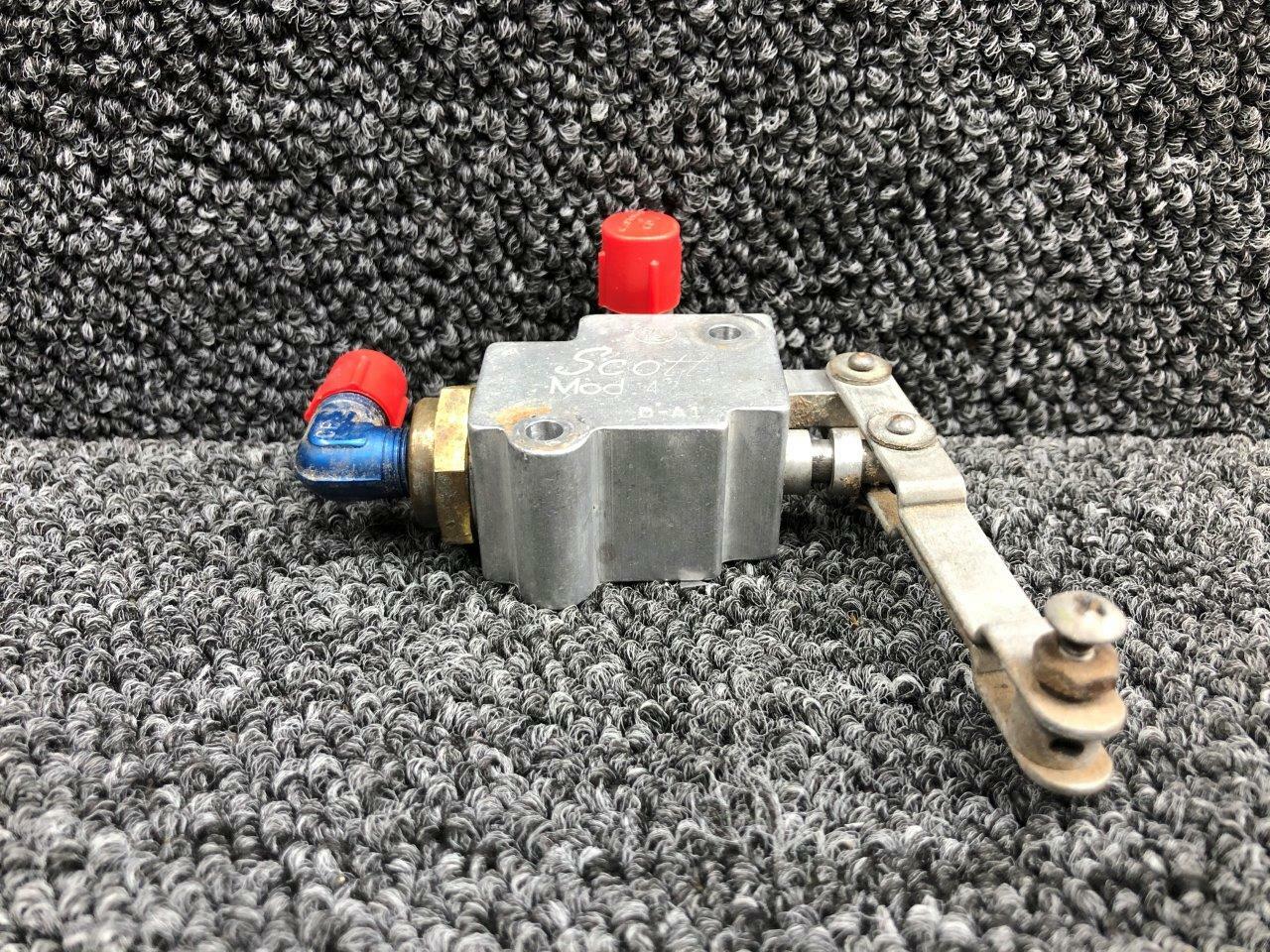 4500DA1 Beechcraft A35 Scott Parking Brake Valve Assembly