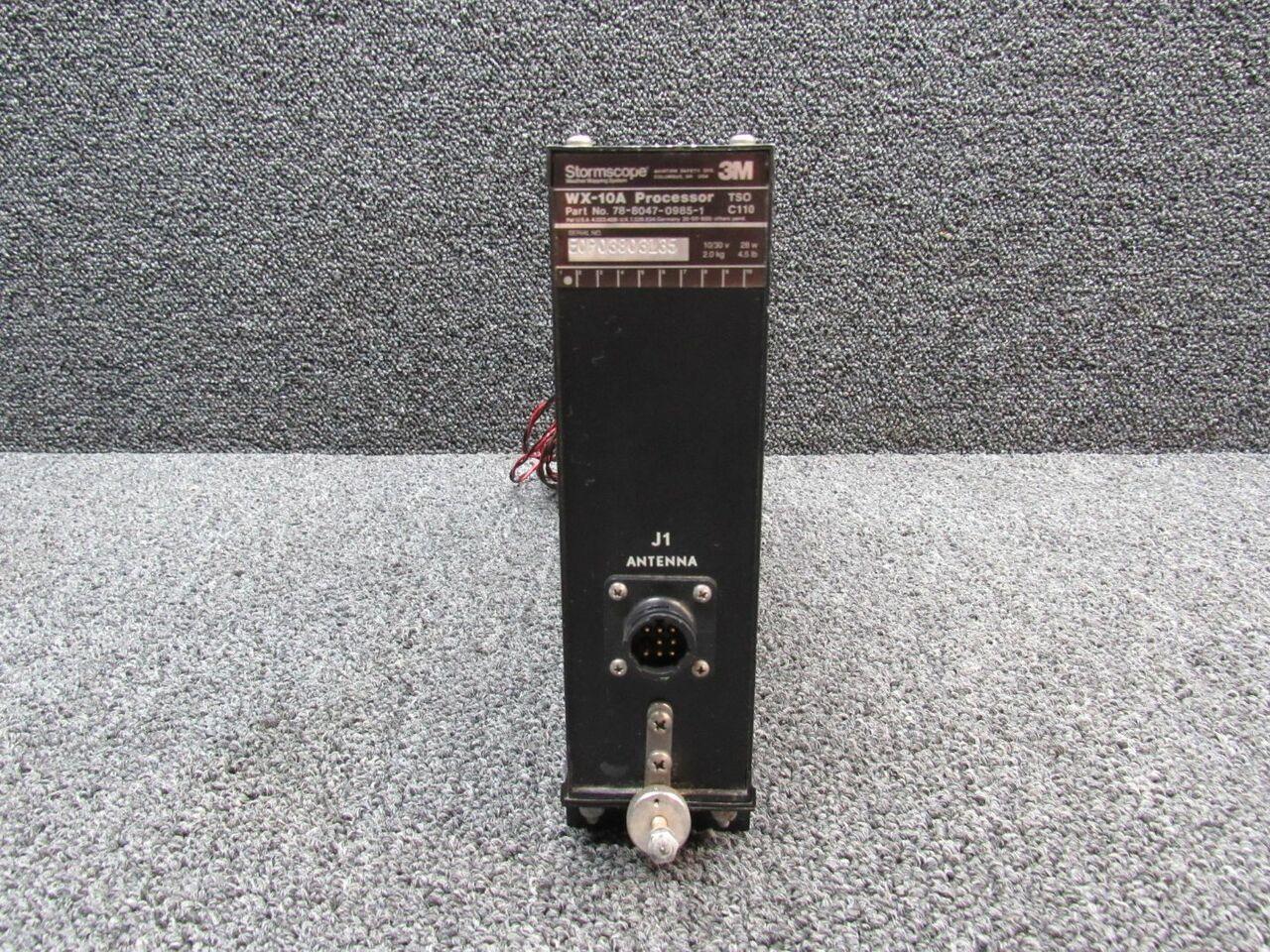 strom ソリューションブラック15p 78-8047-0985-1 3M WX-10A Stormscope Processor has Connector