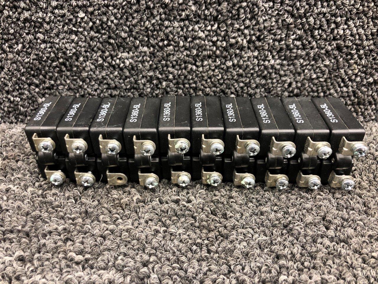 W58-X1008 Tyco Electronics Push Breaker Set (Amps: 5 and 20) For Sale