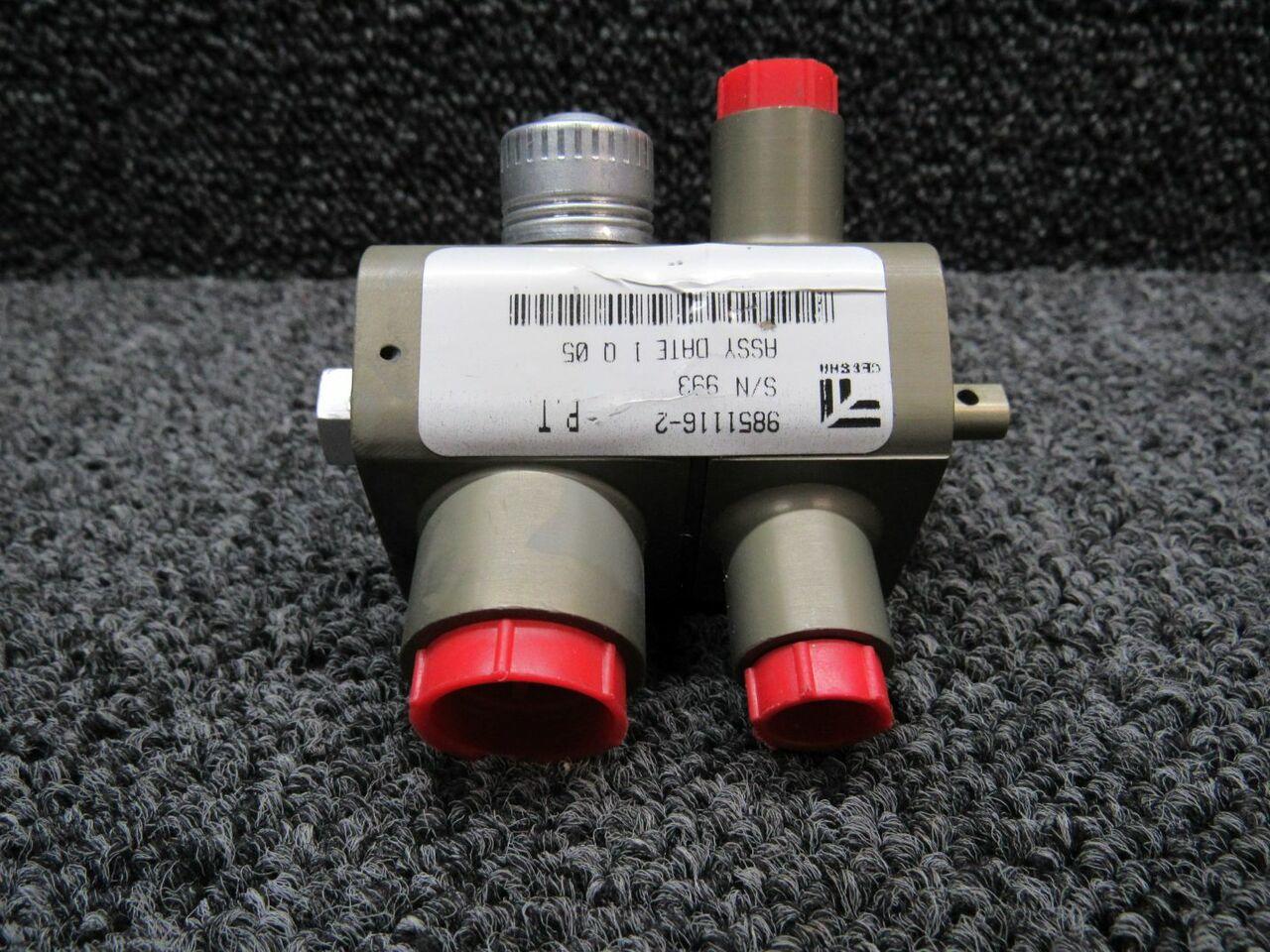 98511162 Cessna 182 Fuel Selector Valve Assembly (M22)