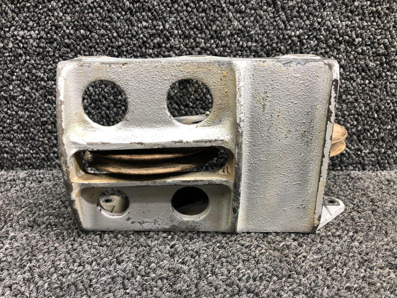 Forward Control Bracket 35-524126 Beechcraft 35 Forward Elevator Control Bracket has Pulleys