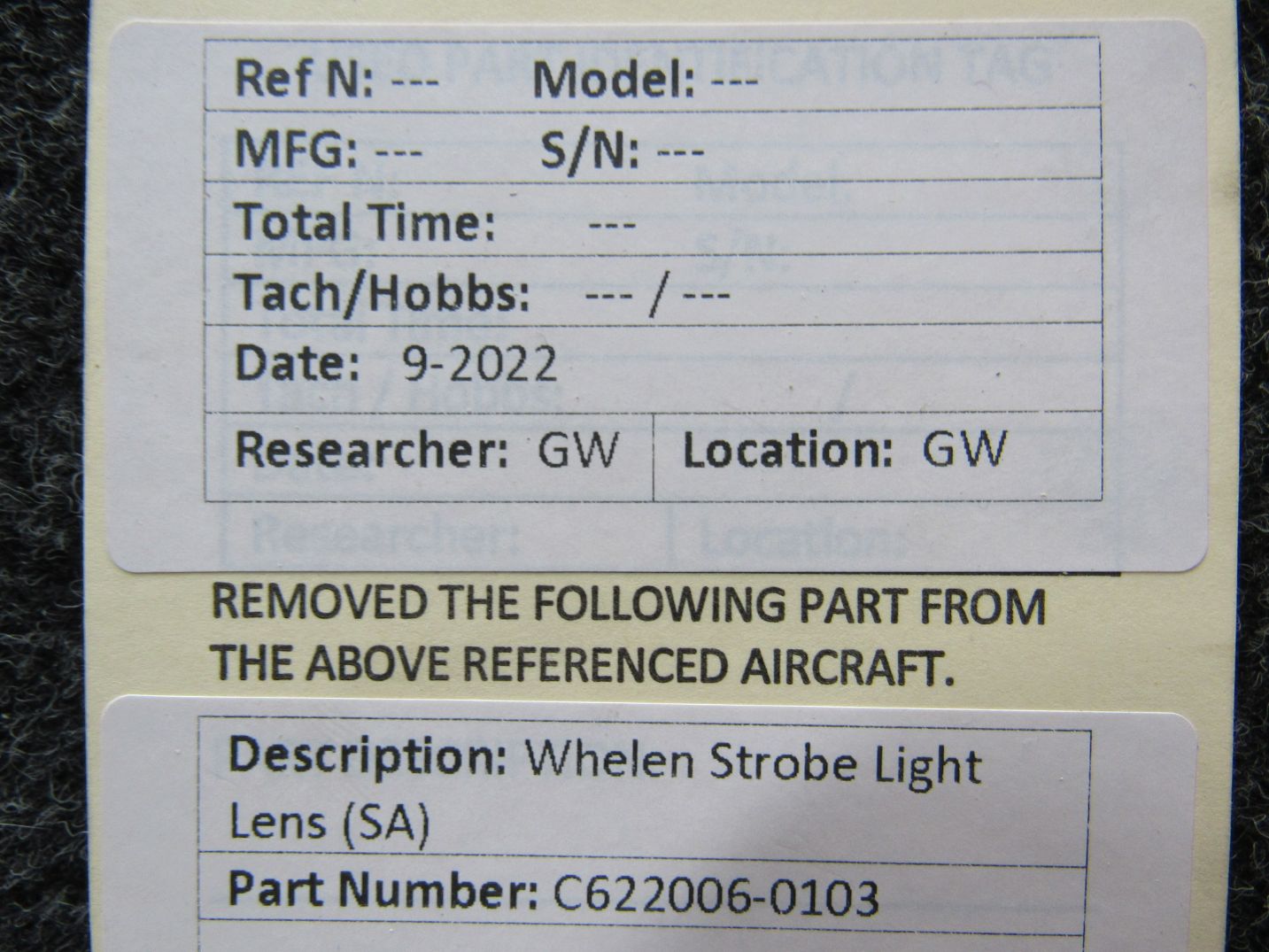 C6220060103 Whelen Strobe Light Lens (SA)