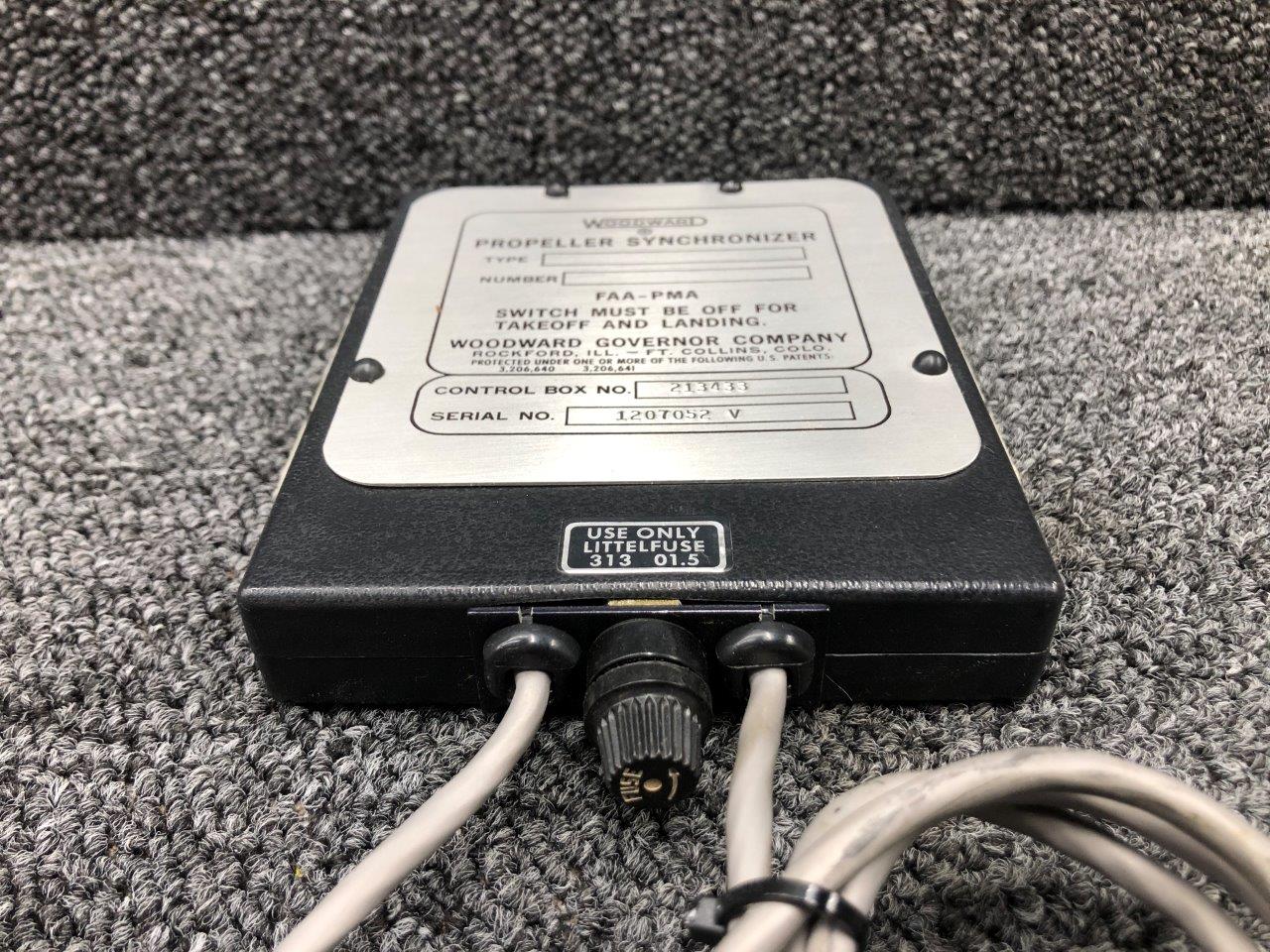 213433 (Use: 213781) Woodward Propeller Synchronizer Box Assembly