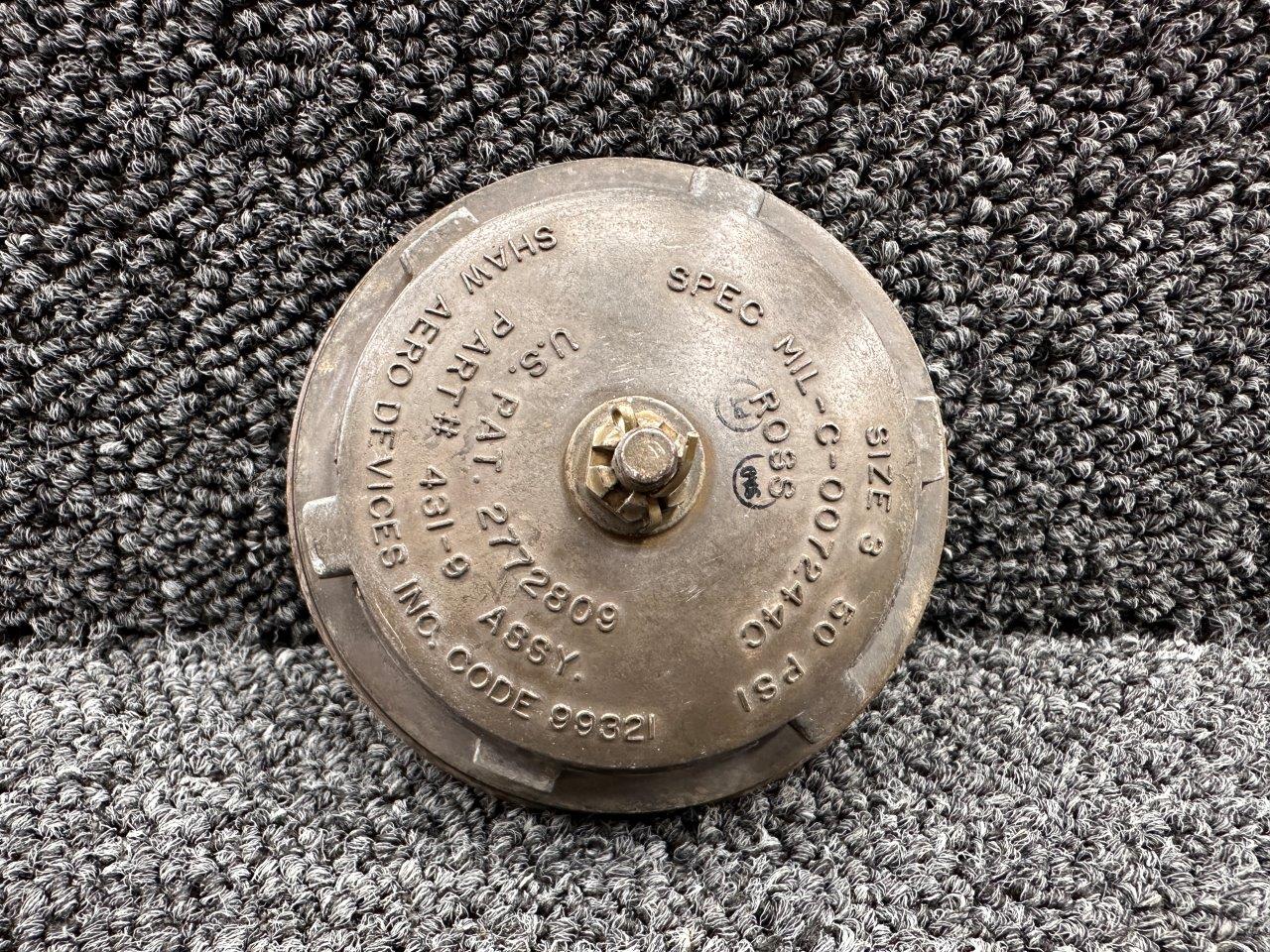 4319 Shaw Aero Devices Fuel Cap Assembly