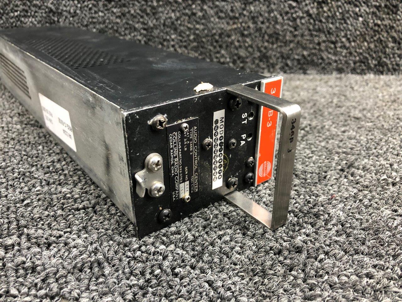 522-3763-001 Collins Radio Corp 346B-3 Audio Control Computer With Mods