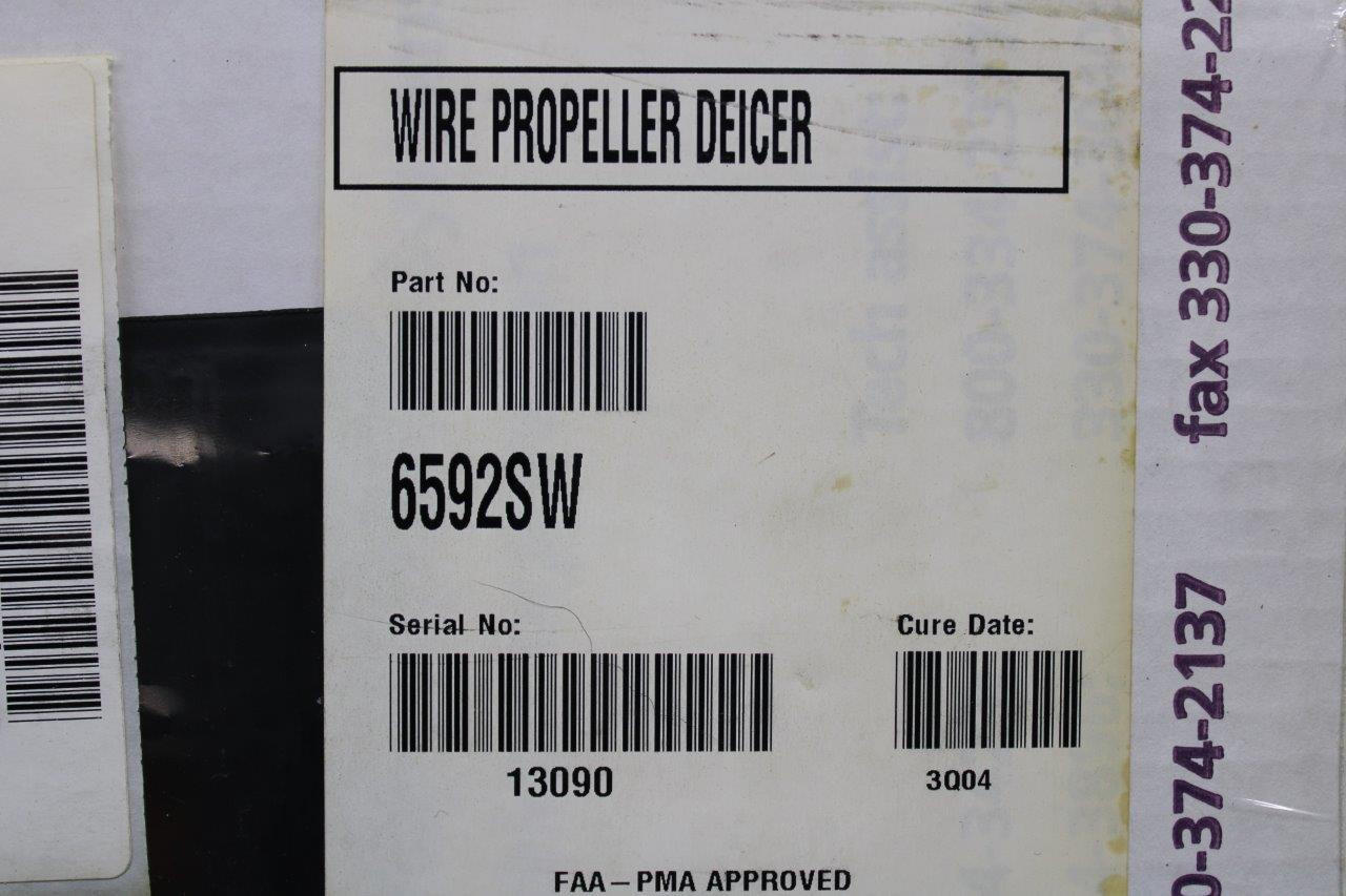 6592SW BF Goodrich Propeller DeIce Boot, New Old Stock