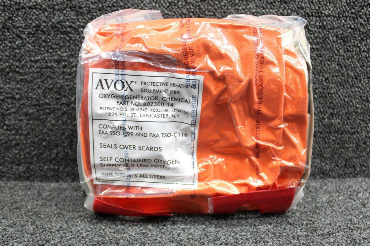 80230014 Avox Protective Breathing Equipment (PBE) New Old Stock