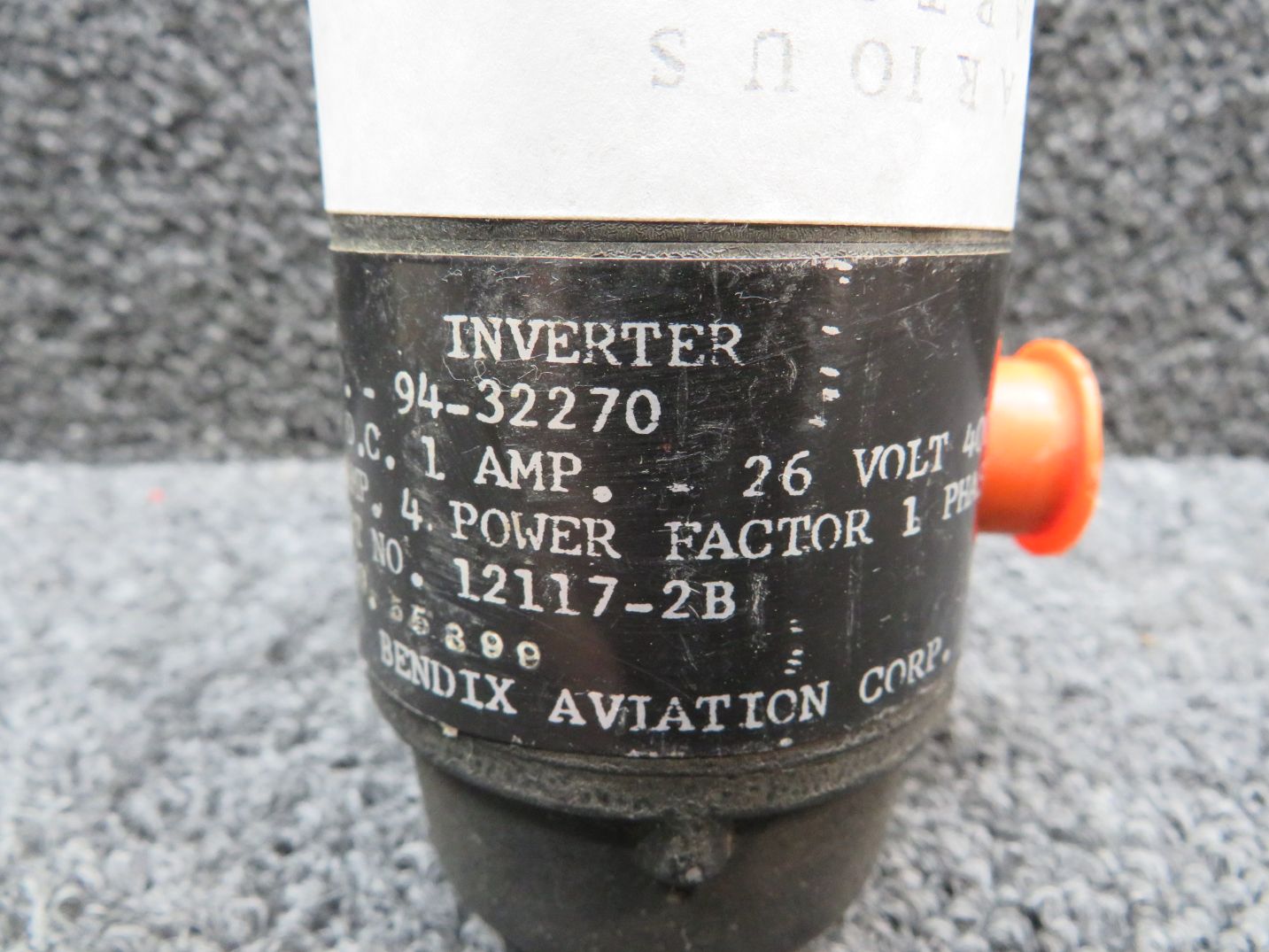 DCBページ 12117-2B Bendix Aviation Inverter Assembly (24 Volt DC - 26 Volts