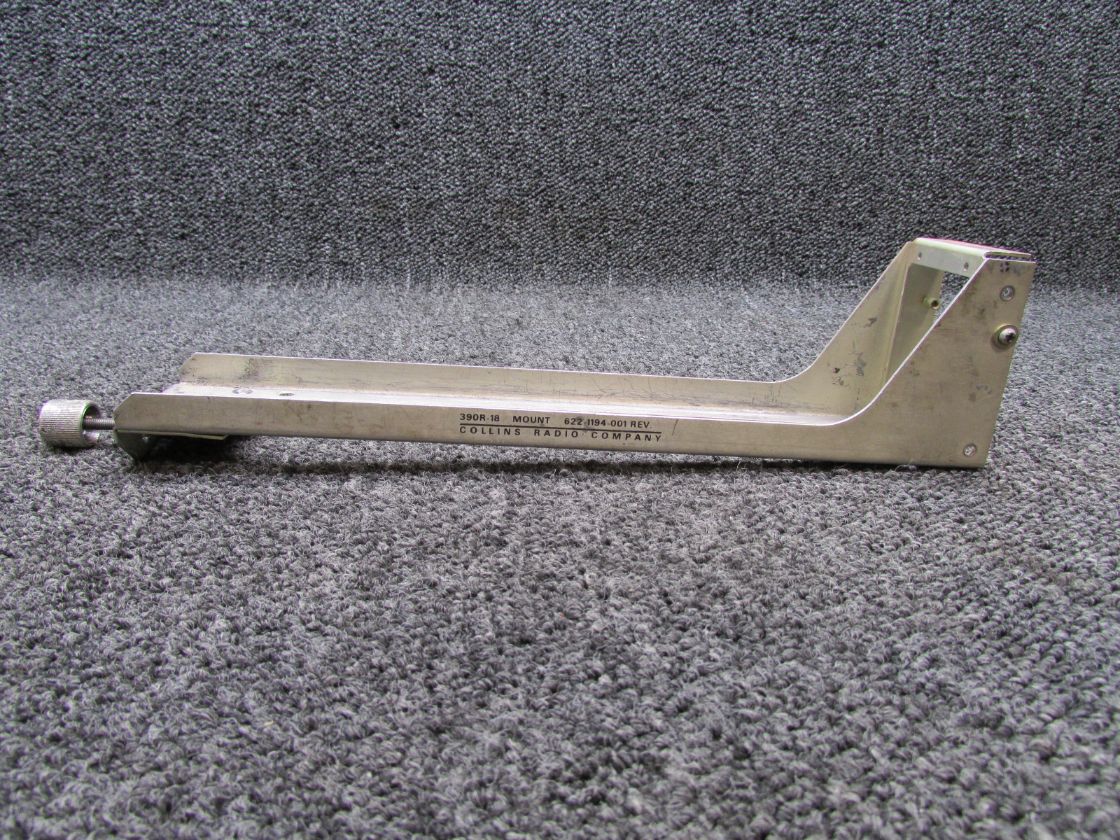 622-1194-001 Collins Radio 390R-18 Mounting Tray has Open Back For