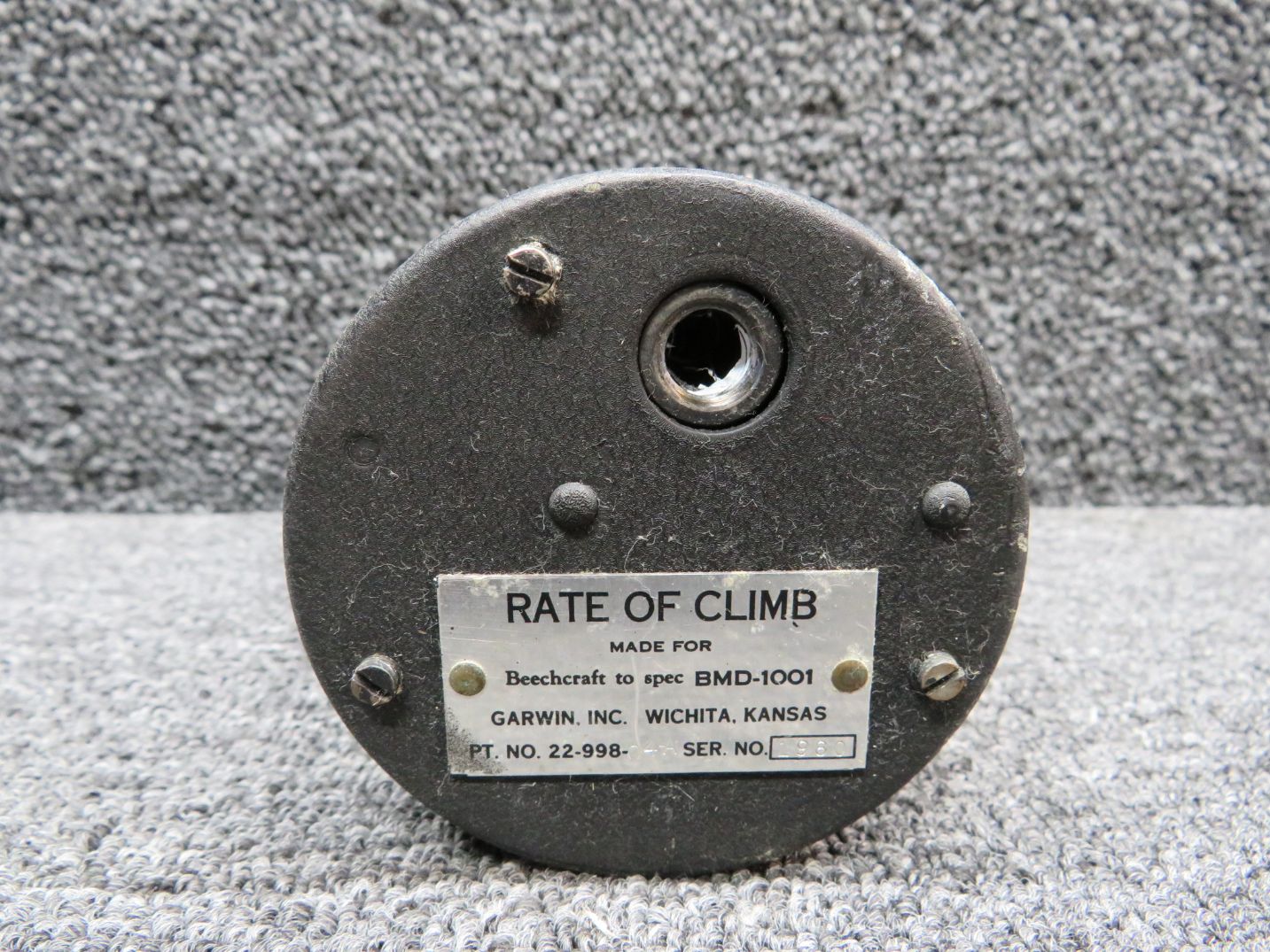 22-998-04-A Garwin Avionics Aircraft Climb Rate Indicator