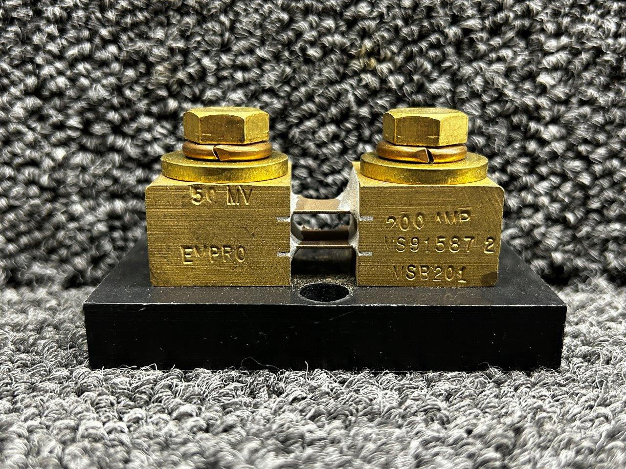 MS915872 Piper PA46600TP Ammeter Shunt (Amps 200) BAS Airplane Parts