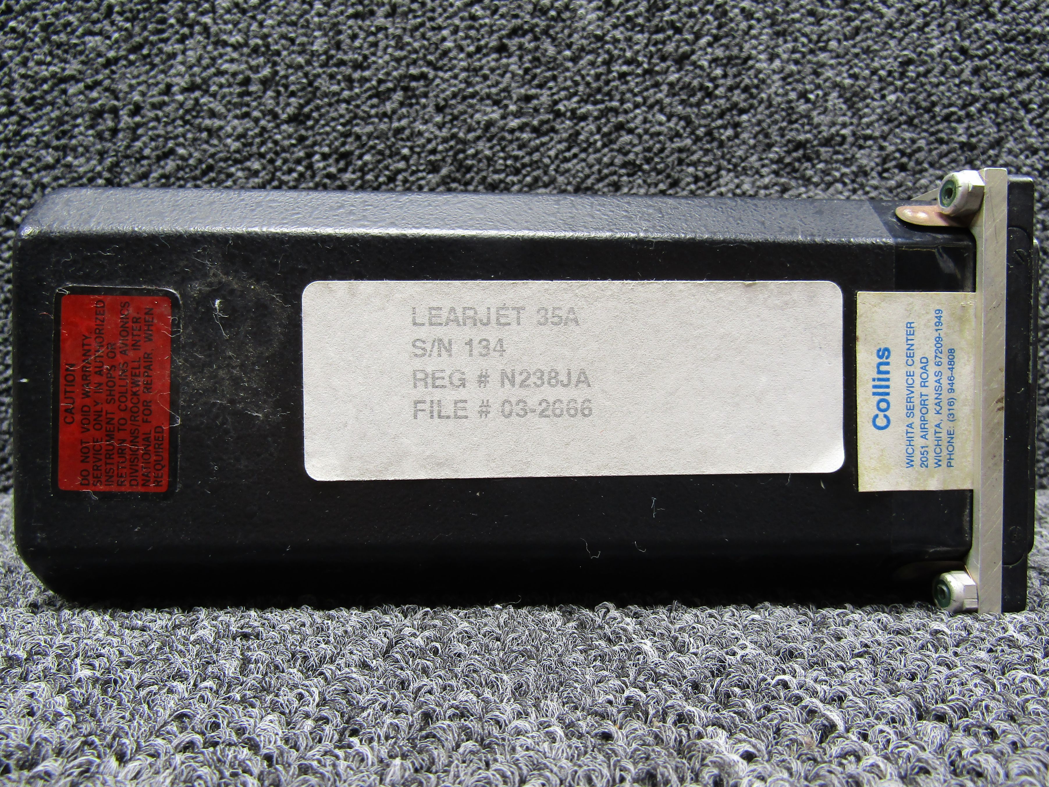 622-0555-004 Collins Aircraft Parts 332C-10 Magnetic Radio Modified ...